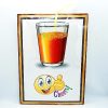 ANIMATED DRINK GLASS PICTURE MAGIC TRICK / JUICE PICTURE MAGIC / JUICE DRINKING POSTER MAGIC. 5 animate drink