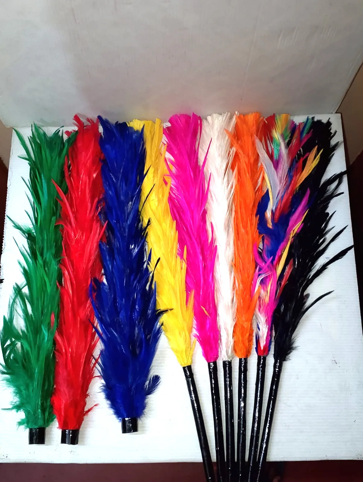 Jumbo Color Changing Feather Plumes / 9 Color Feather (Good Quality) 4 9 color feather 2