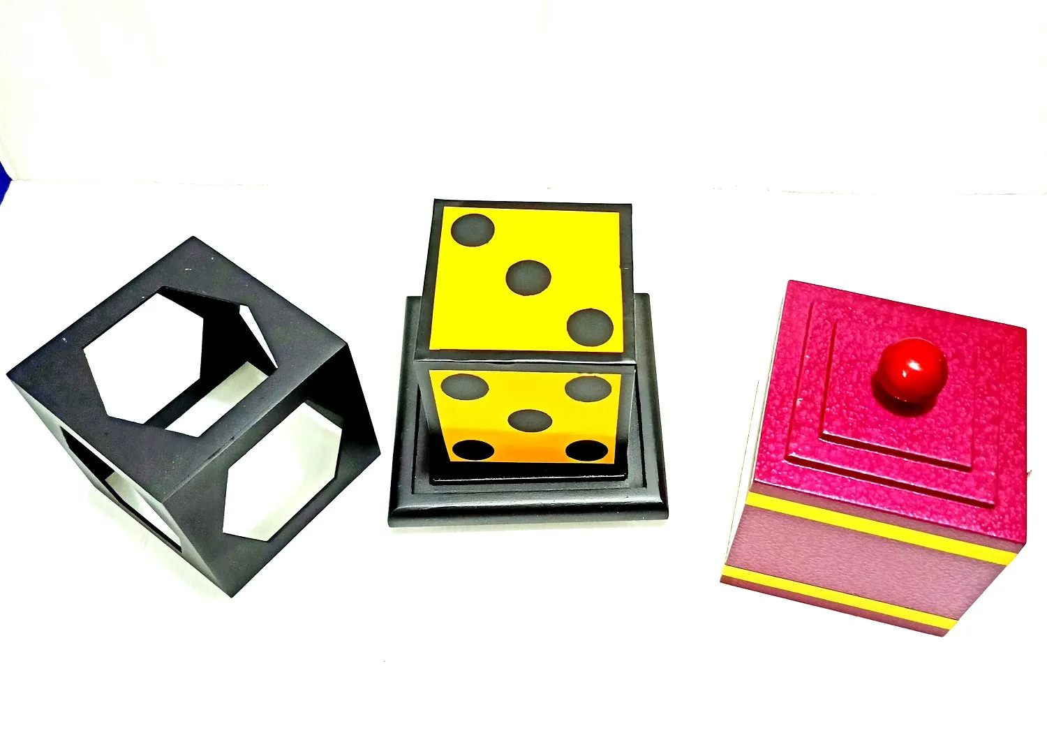 Dice Vanish Box / Dice To Silk Box 4 dice box