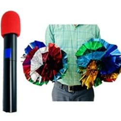 Cordless mike to flowers magic trick / mouth piece to flower magic trick 4 mic to flower