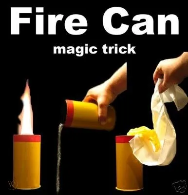 Amazing Fire Can Magic. (Golden color gloss finish) 4 Fire Can